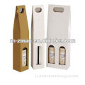 Wine Box Package,Wine Box,Paper Wine Box with die cut handle
